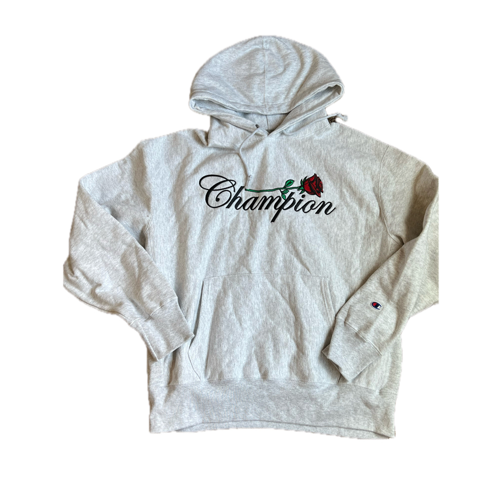 Champion Arena reverse weave Rose hoodie sz